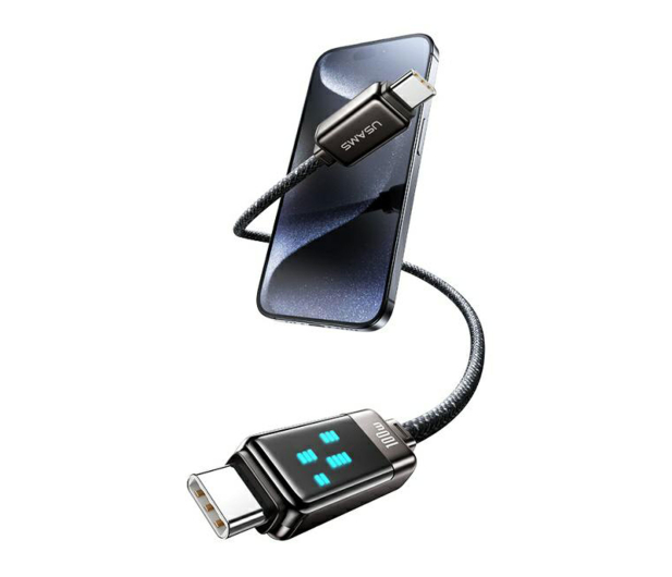 USAMS Kabel USB-C na USB-C 100W 1,2m - 1569163 - zdjęcie 2